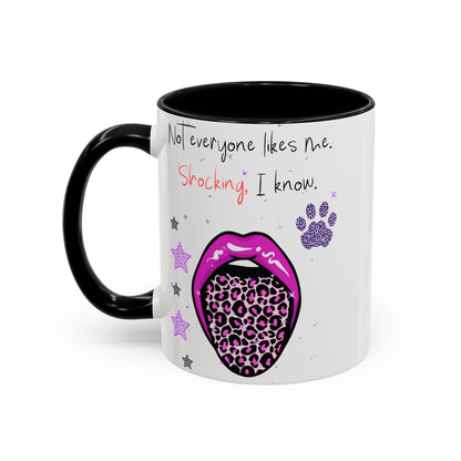 Sassy Accent Coffee Mug, Funny Coffee Cup, Cat Lover Gift, Unique Mug for Pet Owners, Birthday Gift for Her