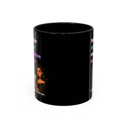 Running on Caffeine & Intrusive Thoughts Mug | Funny Overthinker Coffee Mug