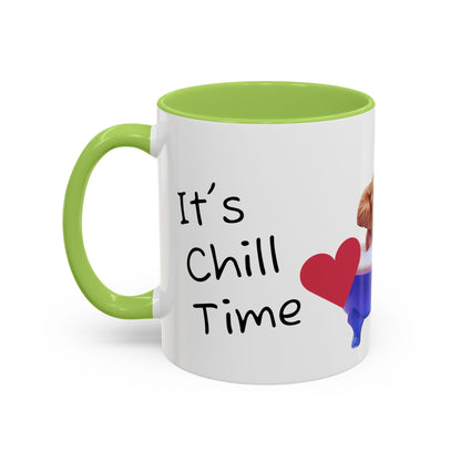 It's Chill Time Elephant Bath Accent Coffee Mug (11, 15oz)