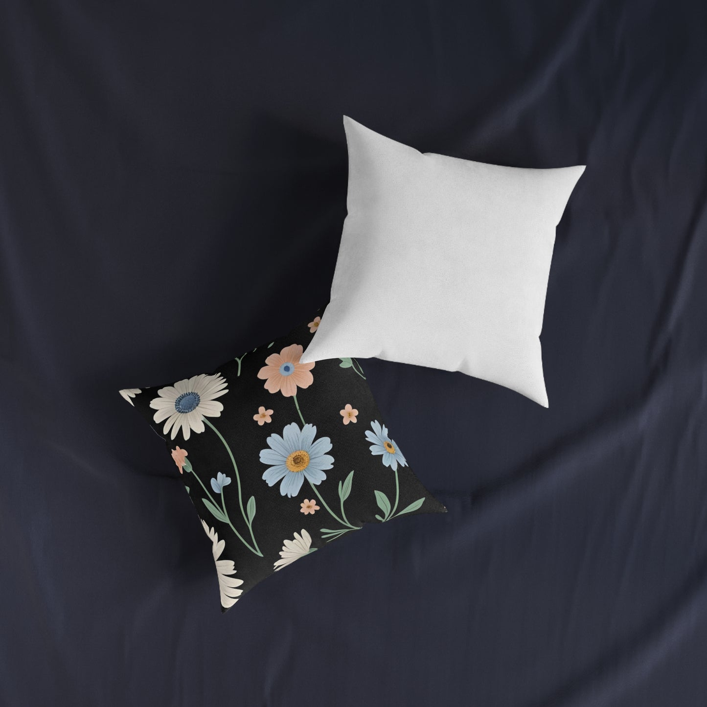Floral Accent Cushion | Home Decor, Couch Cushion, Bedroom Decoration, Farmhouse Style, Gift for Her