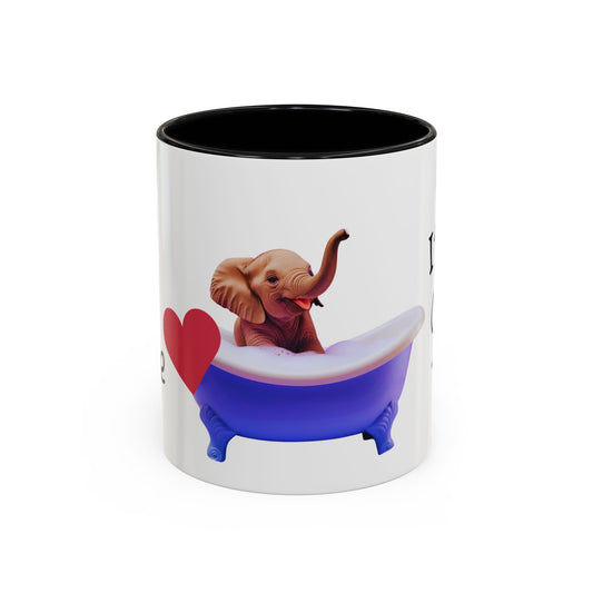 It's Chill Time Elephant Bath Accent Coffee Mug (11, 15oz)