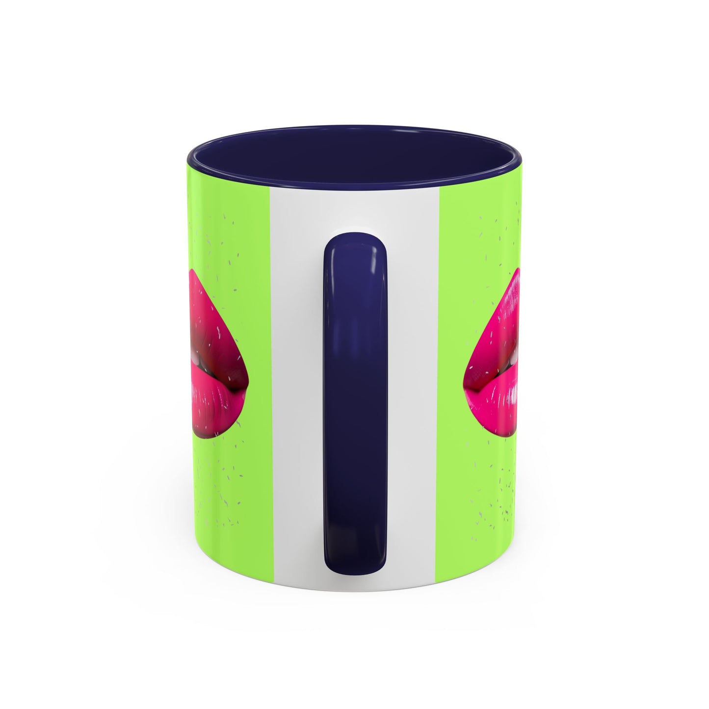 Hot Lips Neon Accent Coffee Mug (11, 15oz)