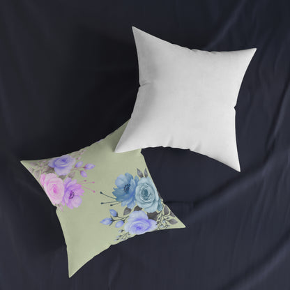 Floral Square Cushion | Home Decor, Couch Cushion, Gift for Her, Throw Cushion, Mother's Day Decoration