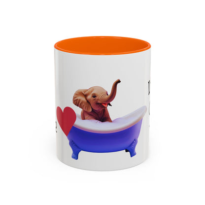 It's Chill Time Elephant Bath Accent Coffee Mug (11, 15oz)