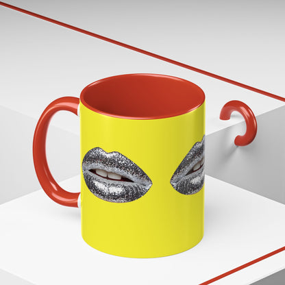 Electric Kiss Mug Accent Coffee Mug (11, 15oz)