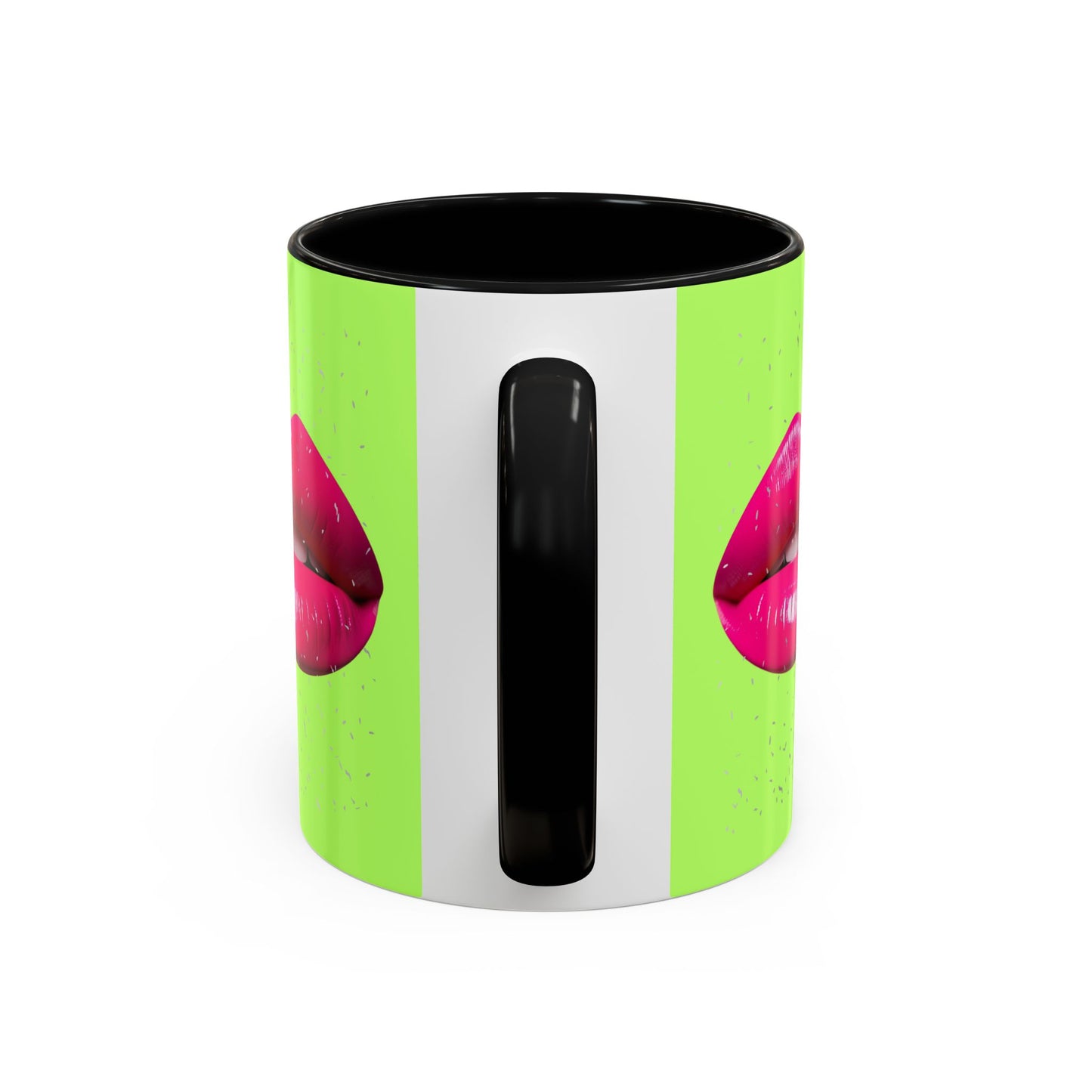 Hot Lips Neon Accent Coffee Mug (11, 15oz)