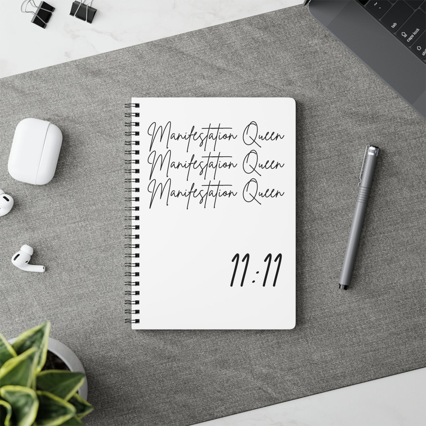 Manifestation Queen Softcover Notebook, A5 | Journal for Dreamers & Planners | Perfect for Self-Care, Goal Setting, Gift for Her