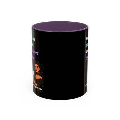 Running on Caffeine & Intrusive Thoughts Mug | Funny Overthinker Coffee Mug