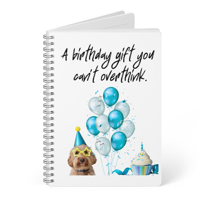 Birthday Gift Softcover Notebook, A5 | Dog Lover Journal, Fun Writing Pad, Cute Gift, Birthday Celebration, Custom Notebook