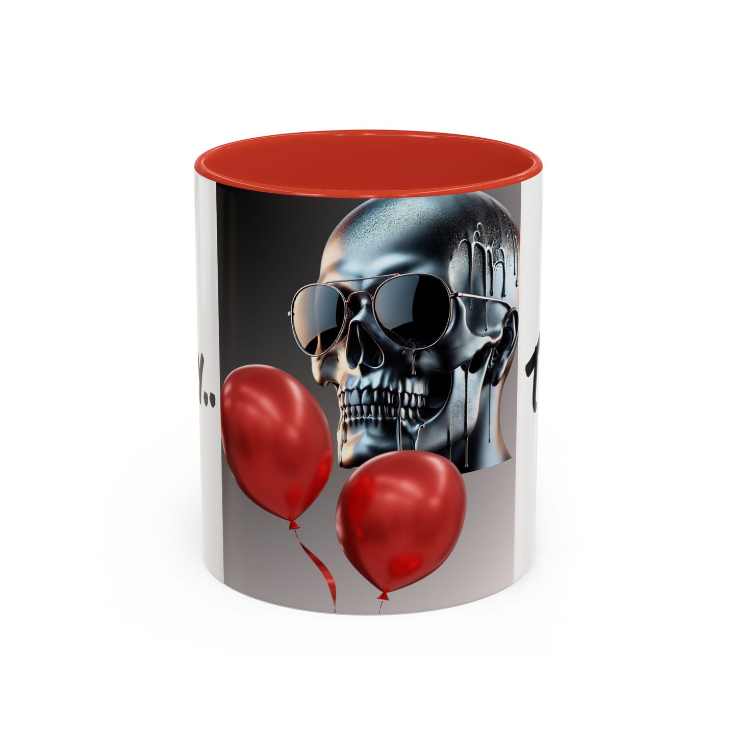 Skeleton Party Time Accent Coffee Mug (11, 15oz)