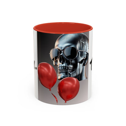 Skeleton Party Time Accent Coffee Mug (11, 15oz)