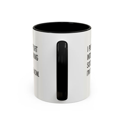 Funny Social Coffee Mug for Introverts, Unique Gift for Friends, Office Humour Mug, Black Accent Mugs, Sarcastic Coffee Cup