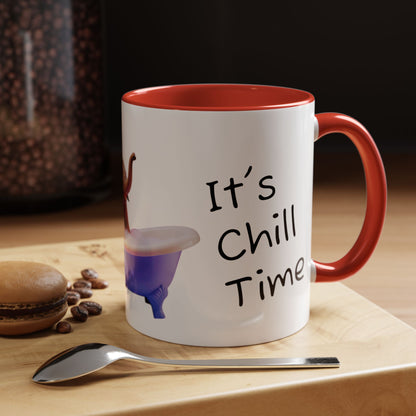 It's Chill Time Elephant Bath Accent Coffee Mug (11, 15oz)