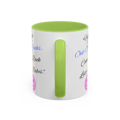 Sassy Coffee Mug - "Fresh Out Of Fucks, Come Back Later Babes" - Funny Gift for Friends, Birthday, Humour, Self-Care, Relaxation