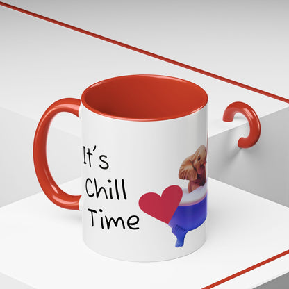 It's Chill Time Elephant Bath Accent Coffee Mug (11, 15oz)