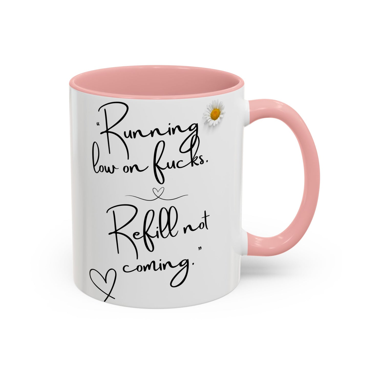 Running low on f**ks Sassy Coffee Mug, Funny Gift for Friends, Office Humour Cup, Birthday Present, Quirky Home Decor, Self-Care Coffee Mug