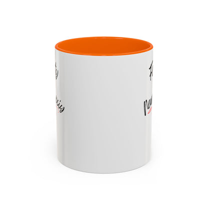 White Feisty And Neurospicy Accent Coffee Mug (11, 15oz)