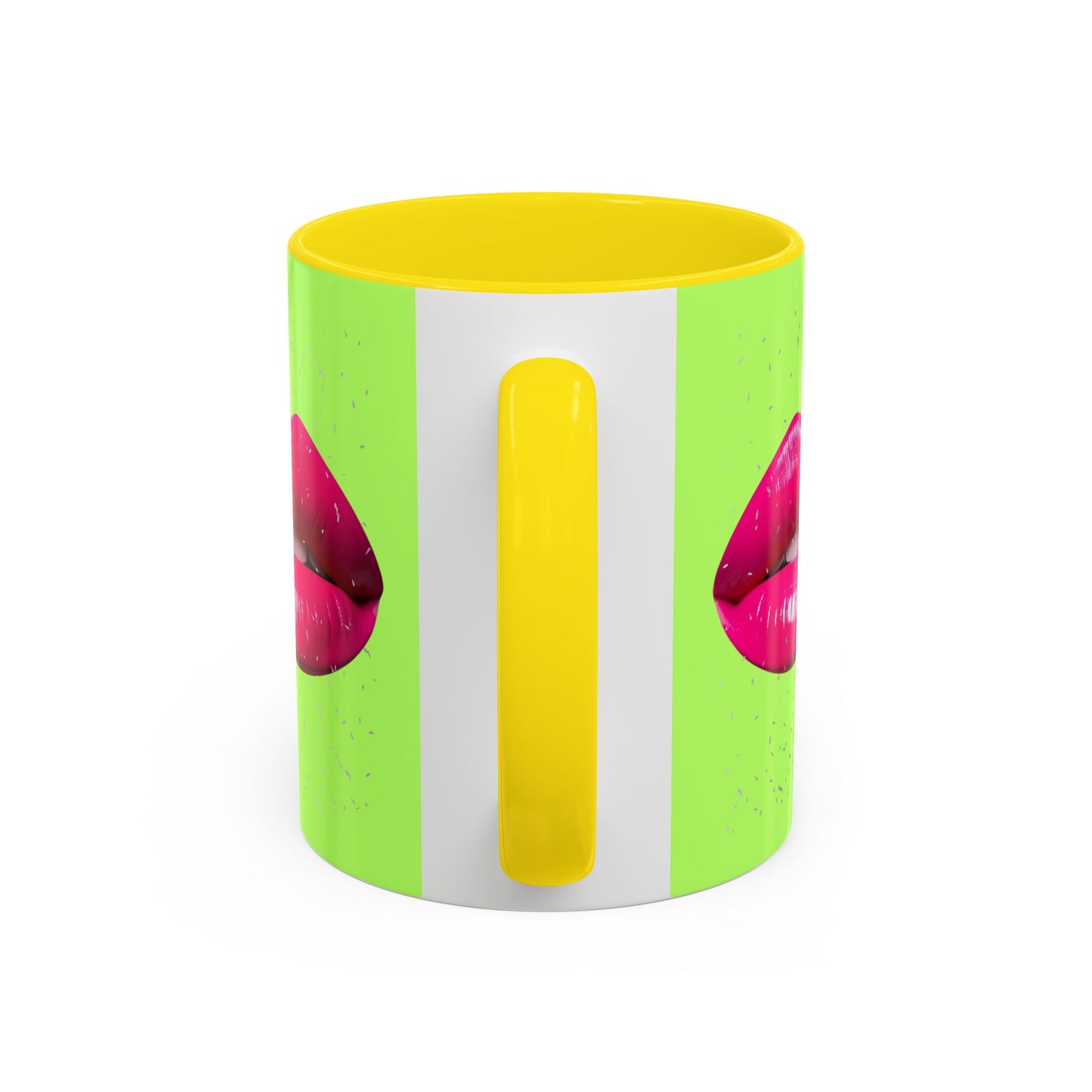 Hot Lips Neon Accent Coffee Mug (11, 15oz)