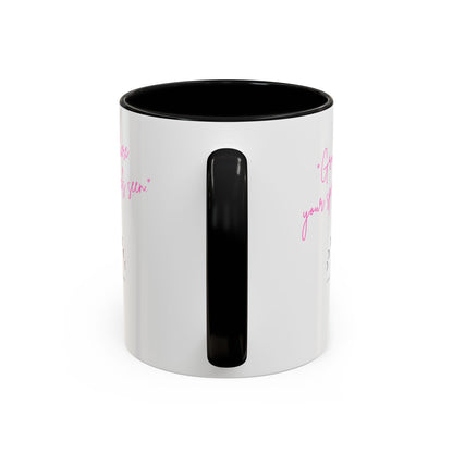 Grow Where Your Spirit Feels Seen Inspirational Accent Coffee Mug - Motivational Cup for Coffee Lovers, Perfect Gift for Friends, Encouragement Mug, Self-Care Drinkware