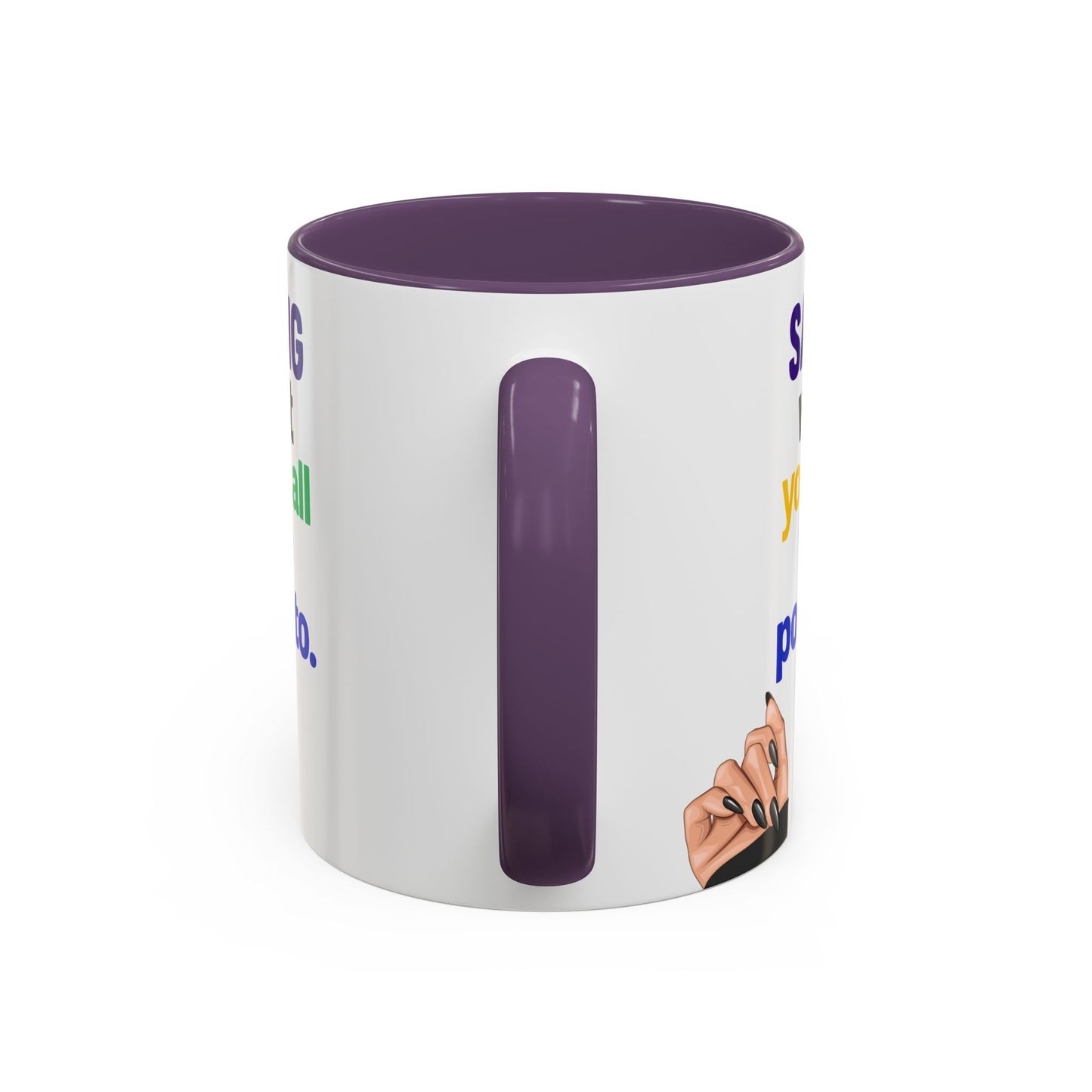 Colourful Accent Coffee Mug with Empowering Quote - Perfect for Gift Giving, Home Office, and Coffee Lovers