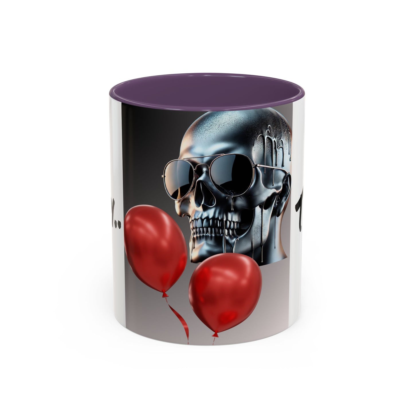 Skeleton Party Time Accent Coffee Mug (11, 15oz)