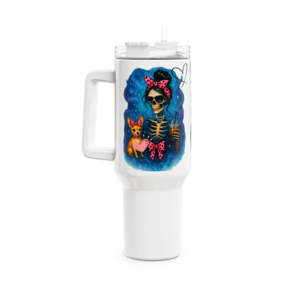 Colourful Skeleton Tumbler, 40oz | Playful and Fun Drinkware for Halloween, Day of the Dead, Party Favours, Gift Idea, Outdoor Activities