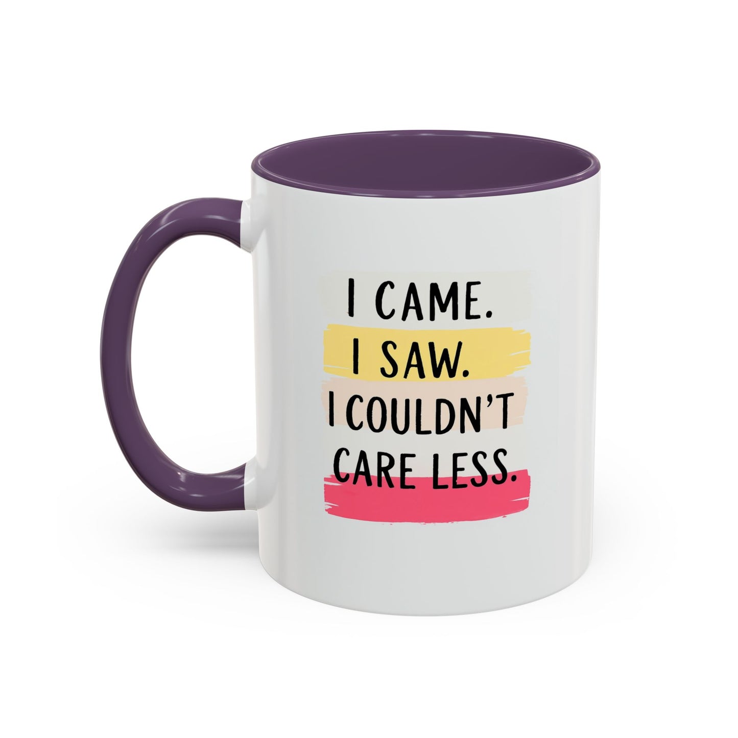 I Came, I Saw Coffee Mug - Funny Accent Mug for Home or Office, Gift for Friends, Conversation Starter, Quirky Drinkware