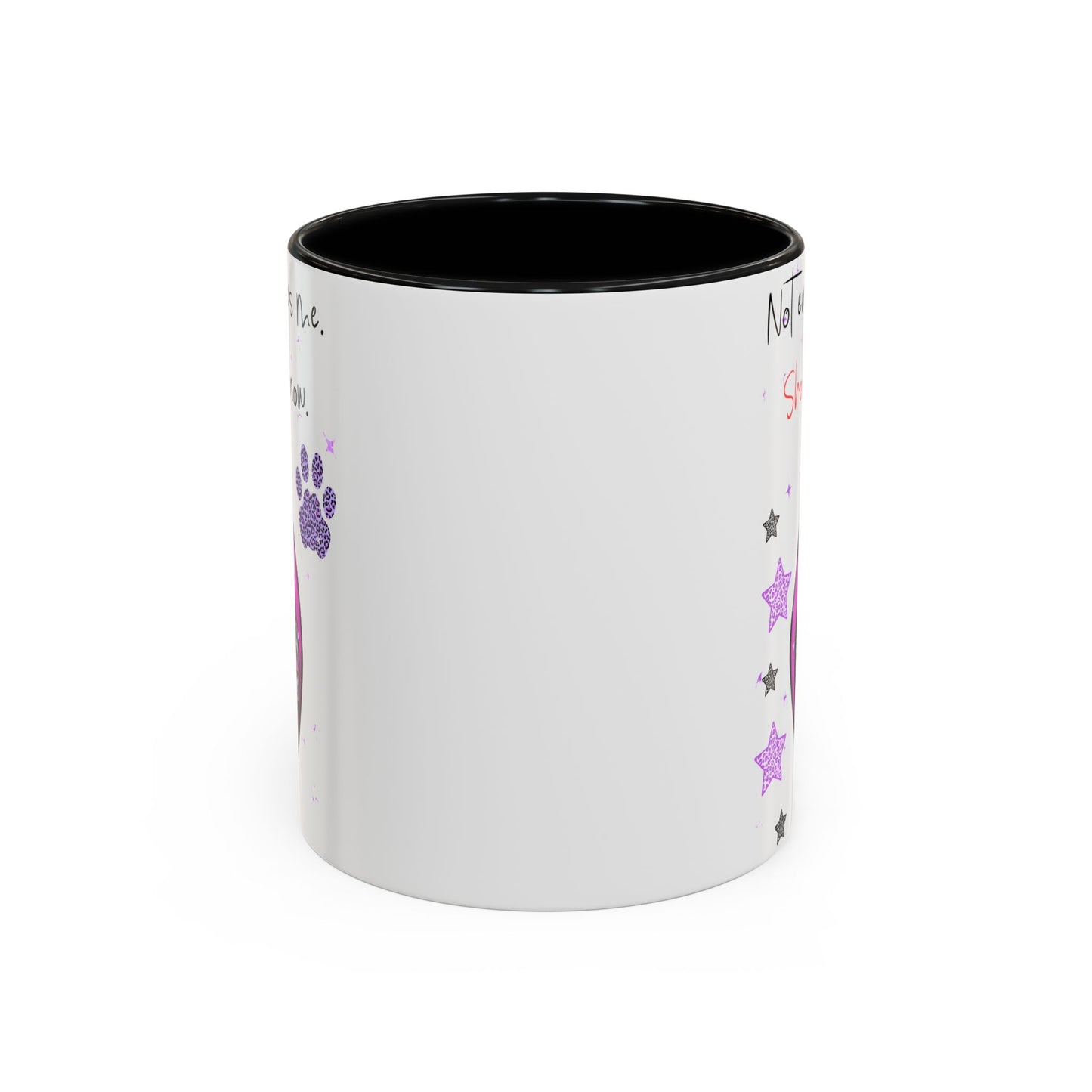 Sassy Accent Coffee Mug, Funny Coffee Cup, Cat Lover Gift, Unique Mug for Pet Owners, Birthday Gift for Her