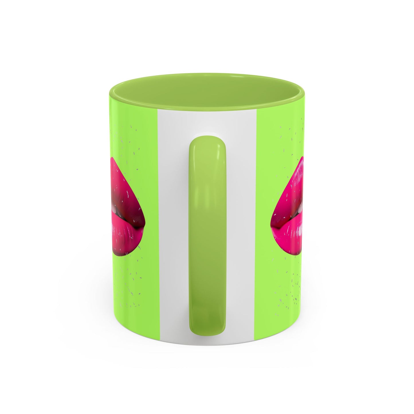 Hot Lips Neon Accent Coffee Mug (11, 15oz)