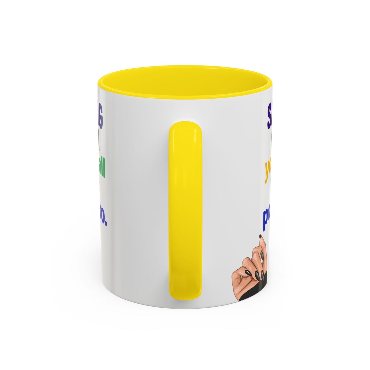 Colourful Accent Coffee Mug with Empowering Quote - Perfect for Gift Giving, Home Office, and Coffee Lovers