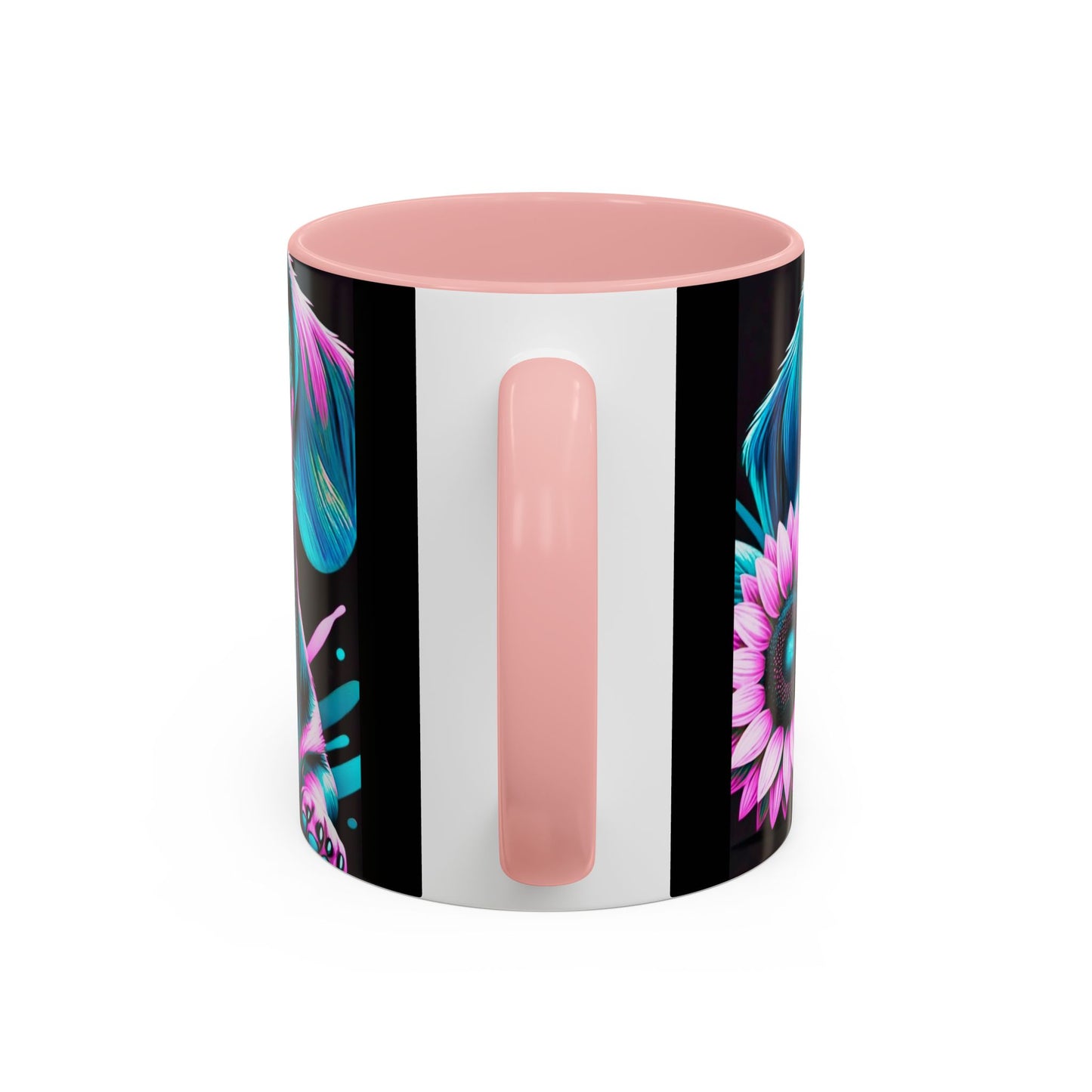 Dachshund Flower Mug Accent Coffee Mug (11, 15oz)