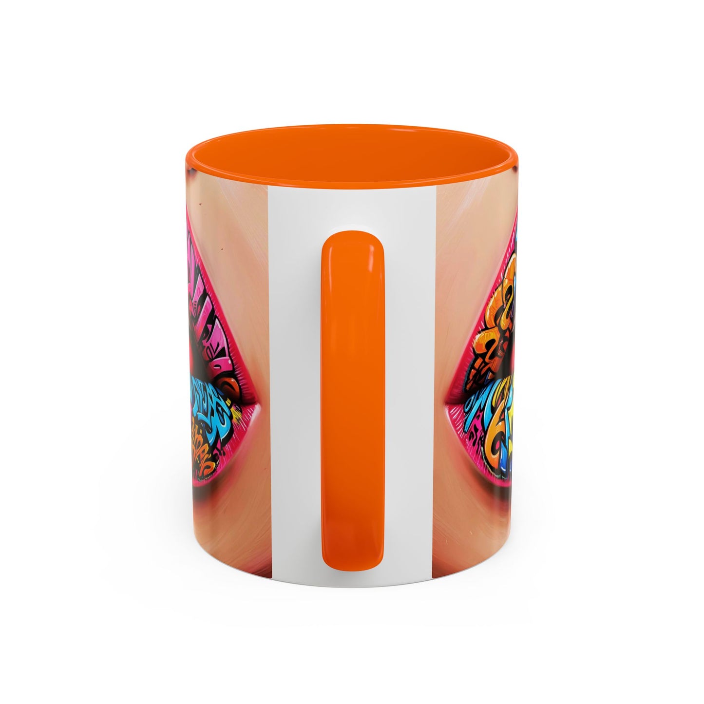 Graffiti Lips Accent Coffee Mug (11, 15oz)