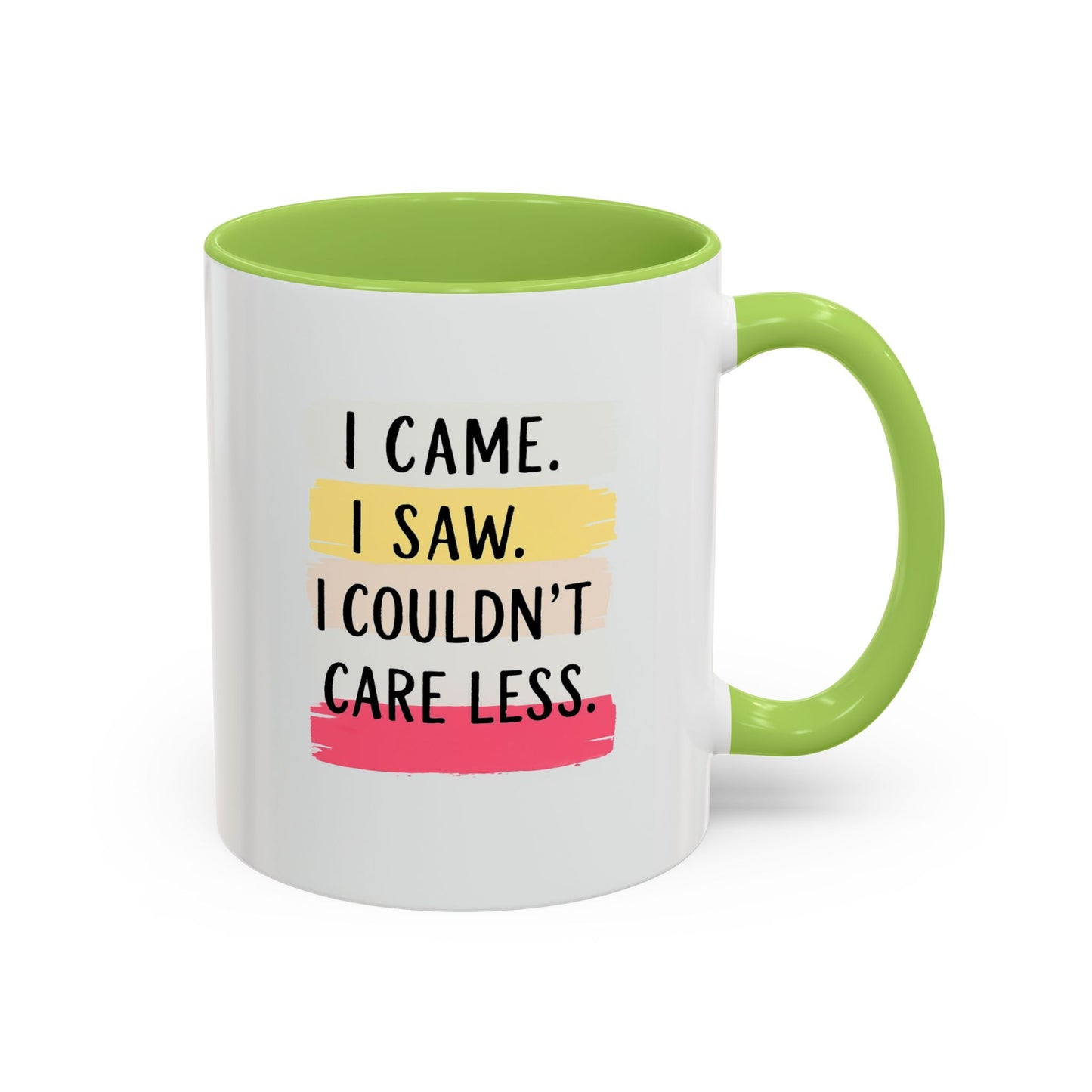 I Came, I Saw Coffee Mug - Funny Accent Mug for Home or Office, Gift for Friends, Conversation Starter, Quirky Drinkware