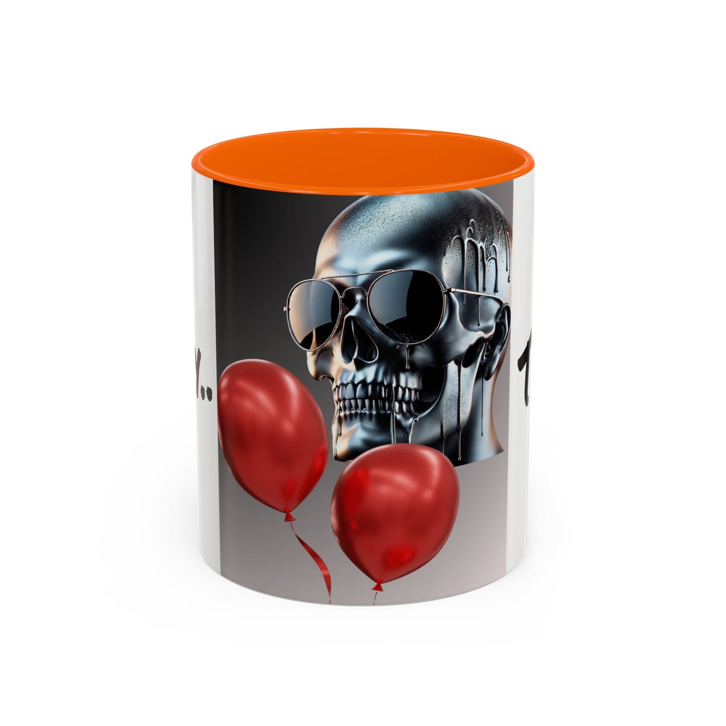 Skeleton Party Time Accent Coffee Mug (11, 15oz)