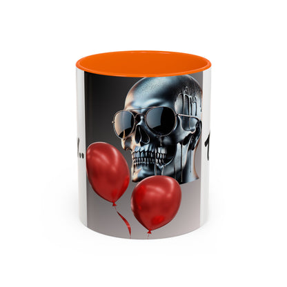 Skeleton Party Time Accent Coffee Mug (11, 15oz)