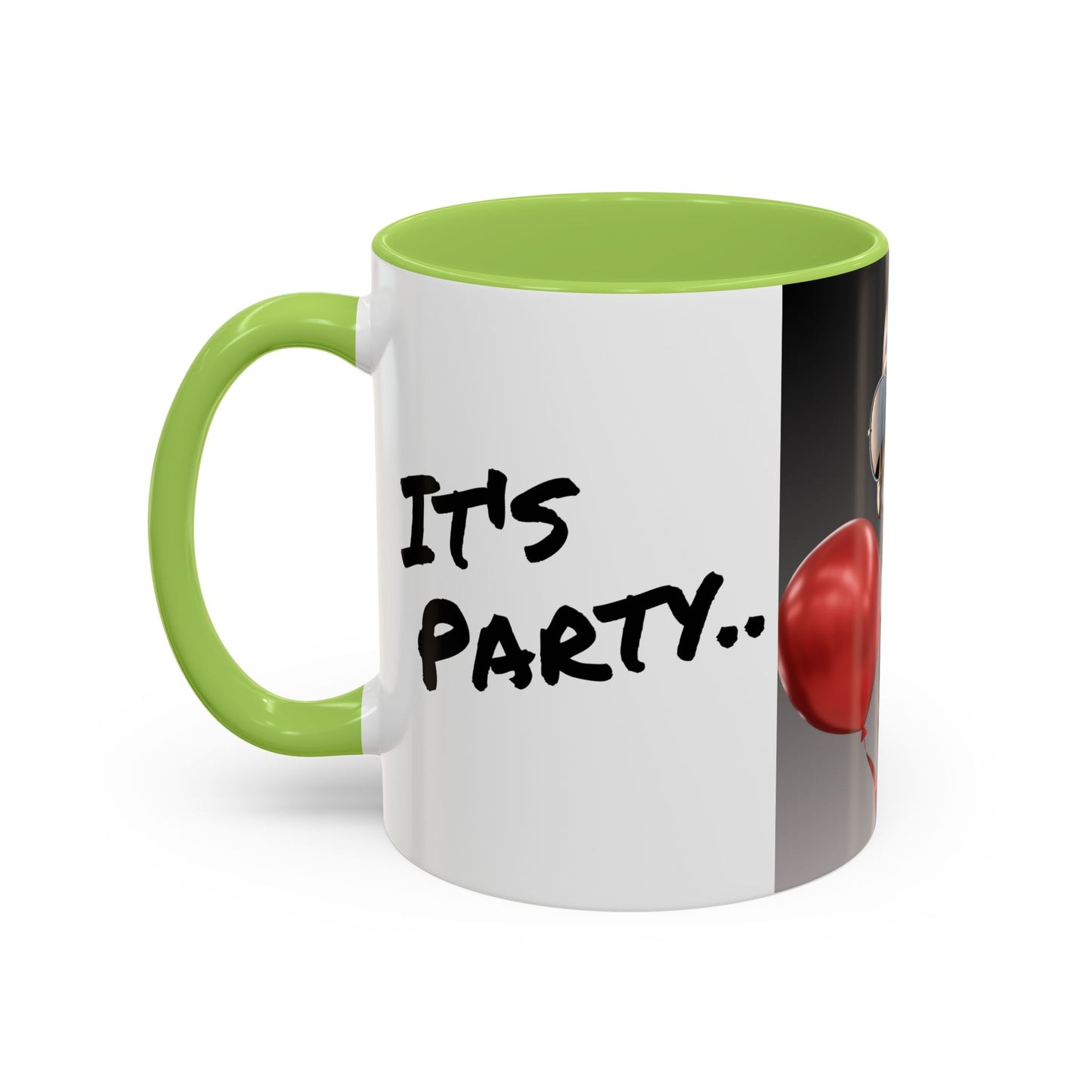 Skeleton Party Time Accent Coffee Mug (11, 15oz)