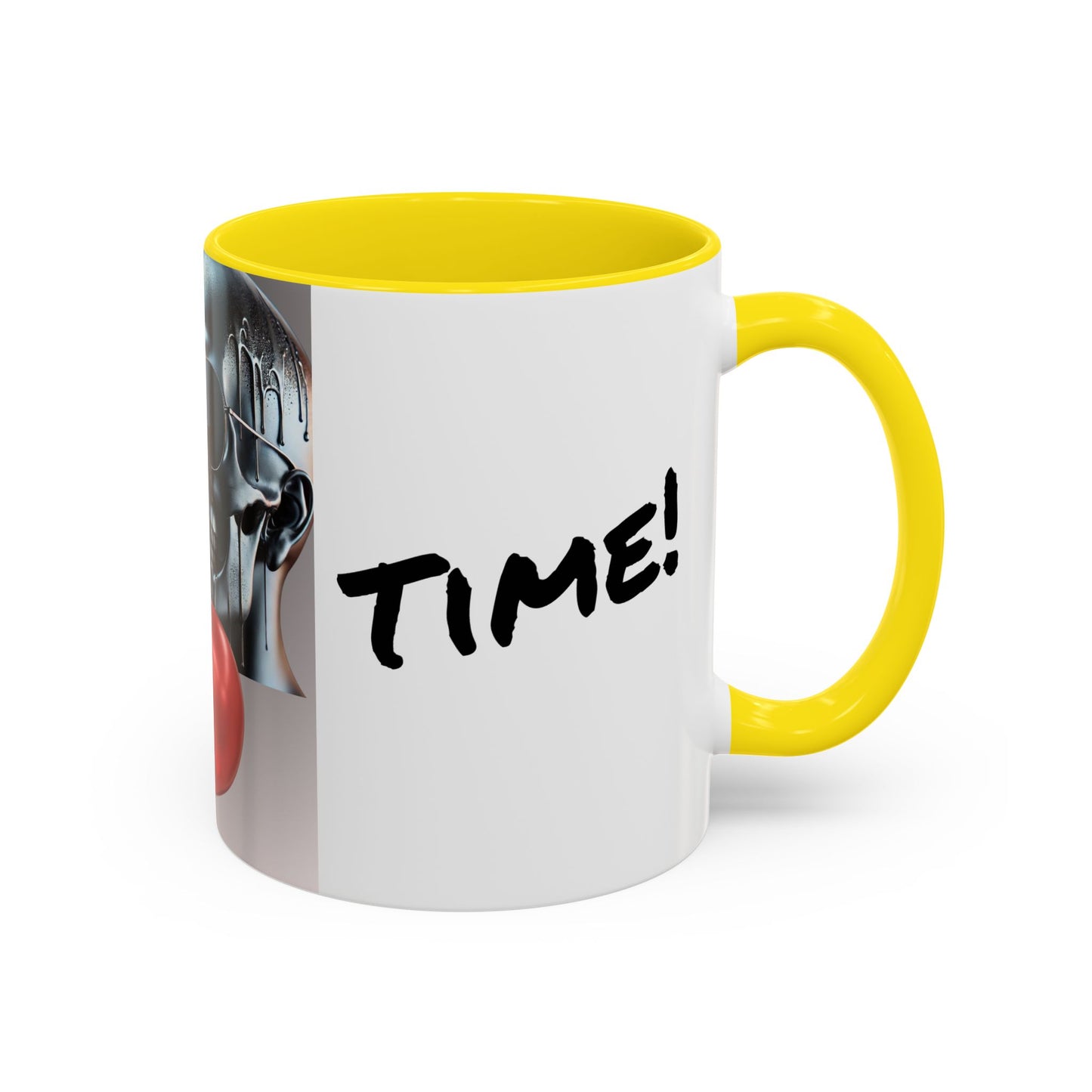 Skeleton Party Time Accent Coffee Mug (11, 15oz)