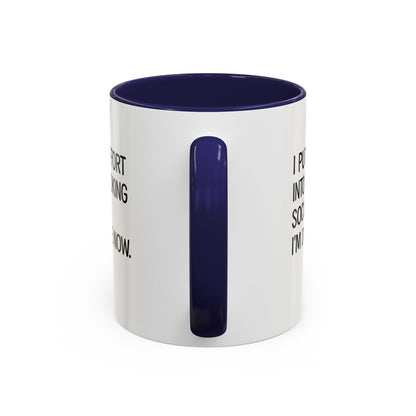 Funny Social Coffee Mug for Introverts, Unique Gift for Friends, Office Humour Mug, Black Accent Mugs, Sarcastic Coffee Cup