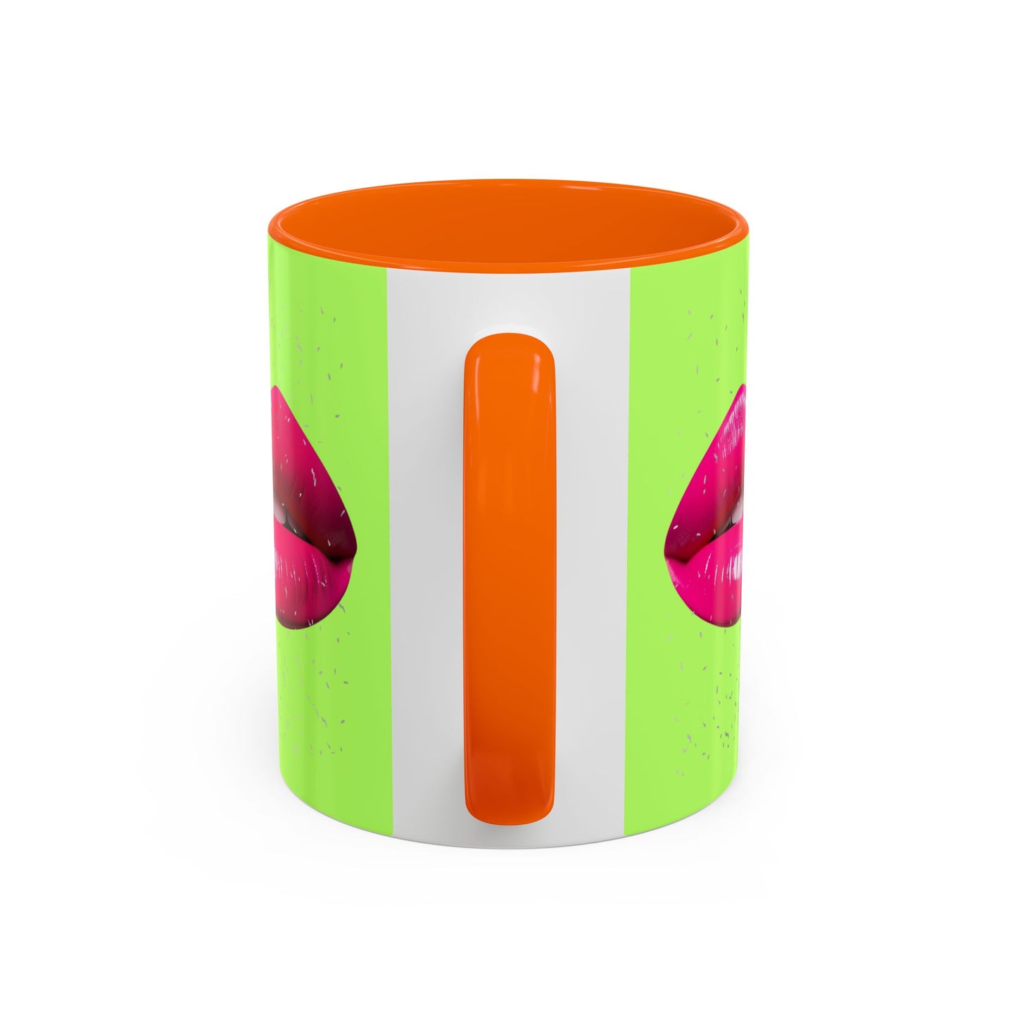 Hot Lips Neon Accent Coffee Mug (11, 15oz)