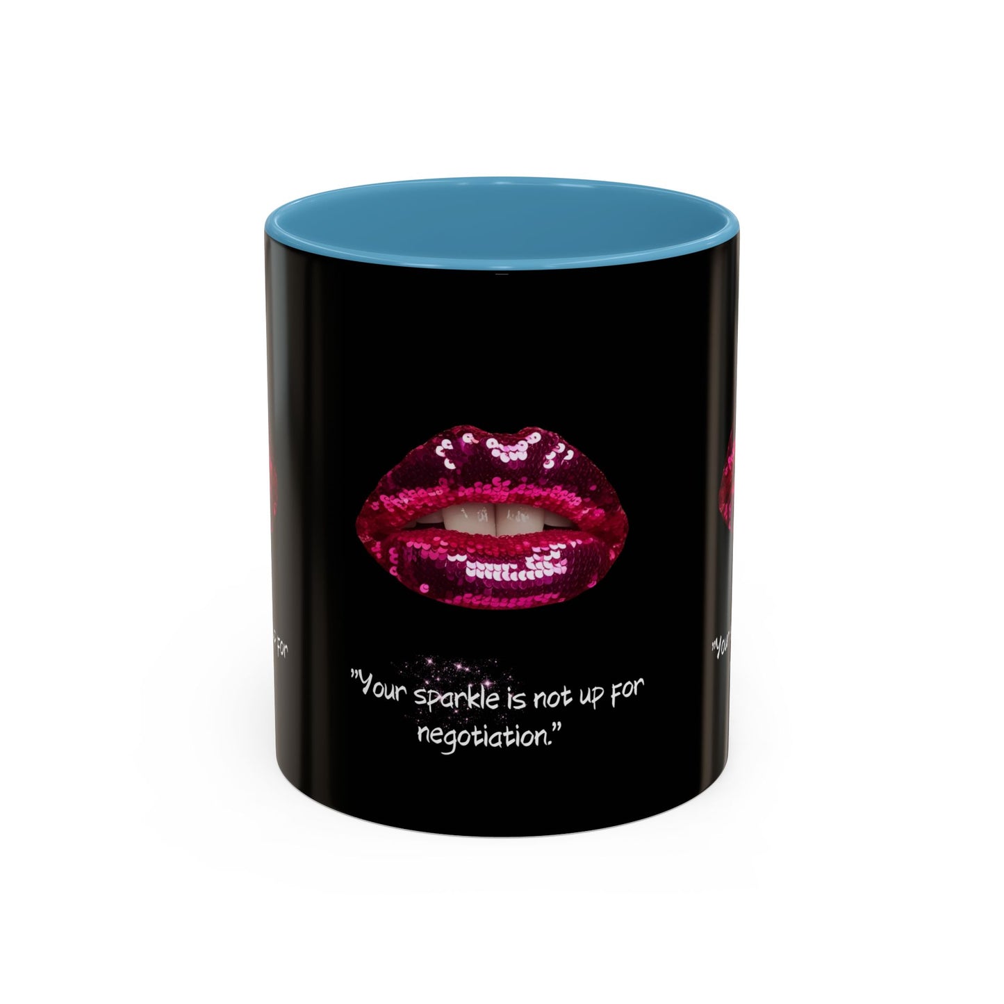 Sparkle Lips Accent Coffee Mug (11, 15oz)