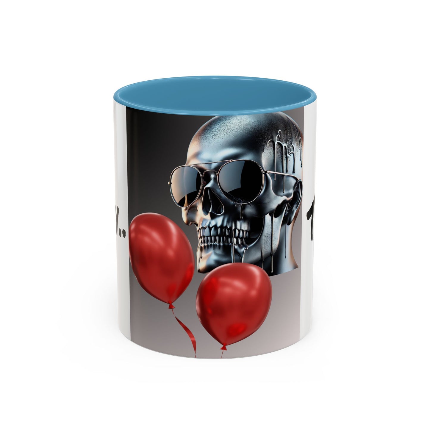 Skeleton Party Time Accent Coffee Mug (11, 15oz)