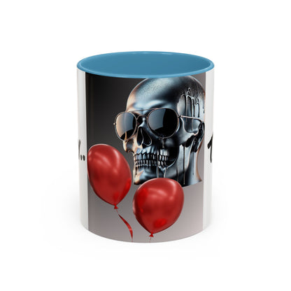 Skeleton Party Time Accent Coffee Mug (11, 15oz)