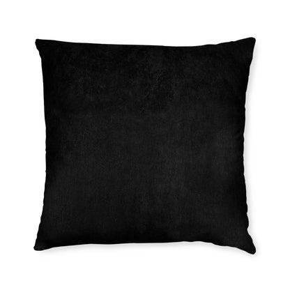 Edgy Floral Skull Cushion, Decorative Throw Cushion, Unique Home Decor, Goth | Halloween Accent, Gift for Friends, Cosy Living Room