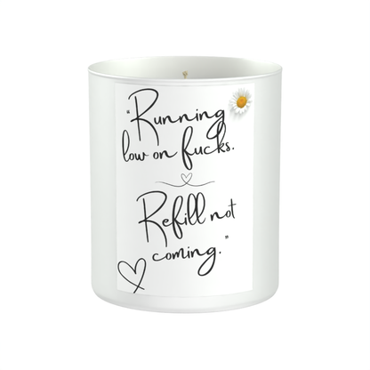 Funny Sassy Adult Humour 200g White candle ‘Sandy Bay'