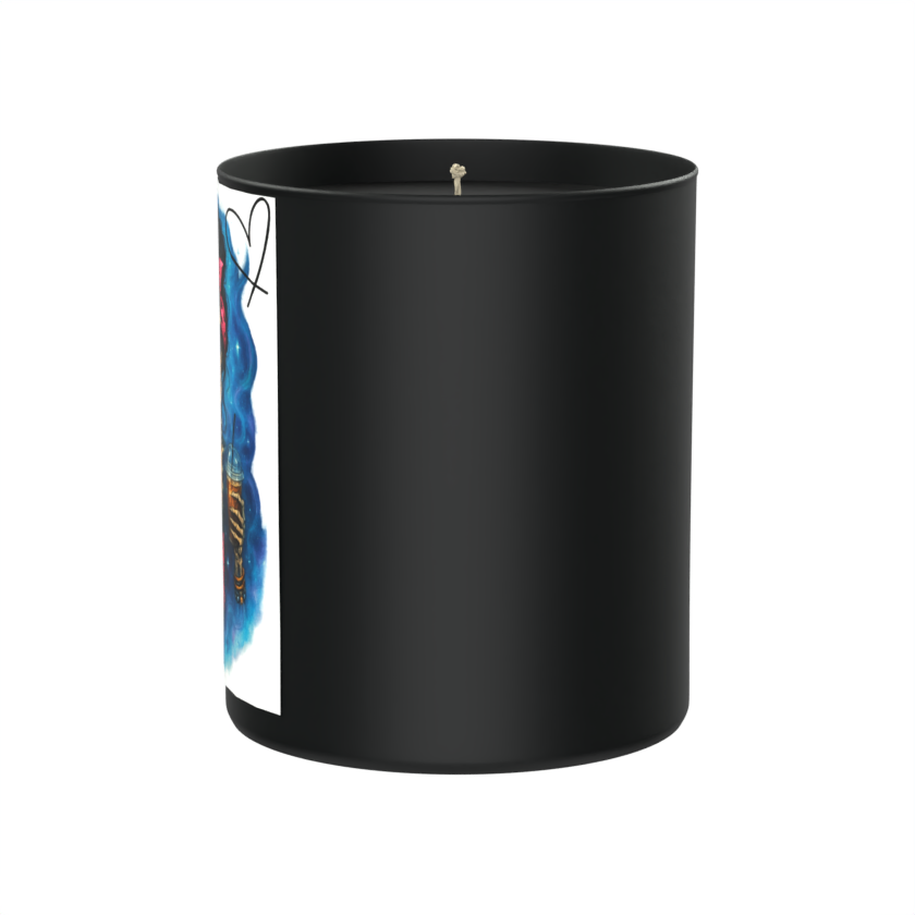 Sassy Girl Skeleton Dog 200g Black Candle ‘Dark Noir’