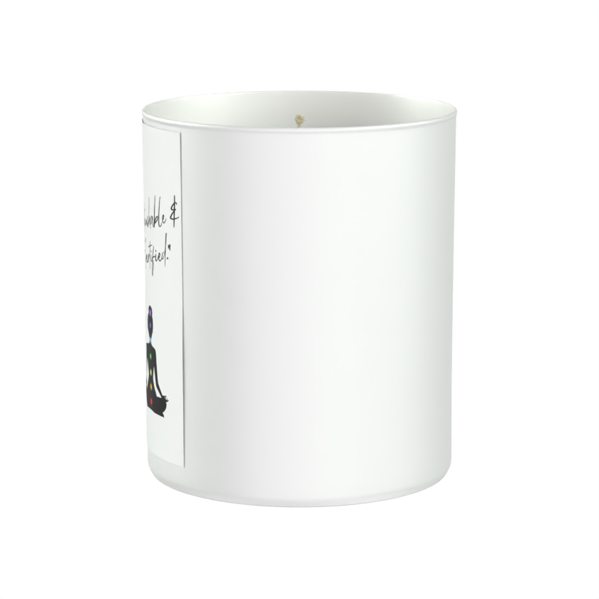 Meditation Humour 200g White candle ‘Sandy Bay'