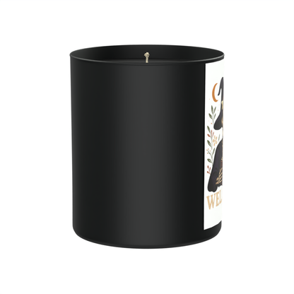 Skeleton Funny Halloween 200g Black Candle ‘Dark Noir’