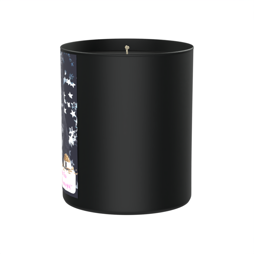 Funny Cat Humour 200g Black Candle ‘Dark Noir’