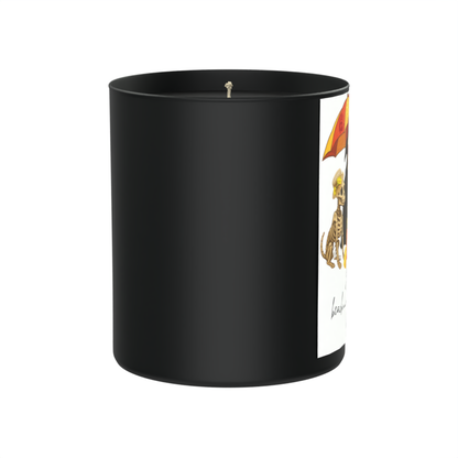 Grim reaper Humour Beach 200g Black Candle ‘Dark Noir’