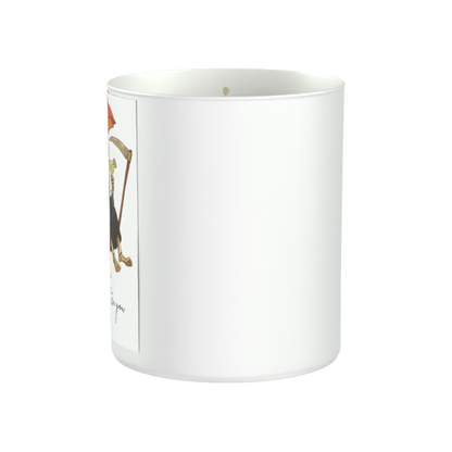Grim reaper Humour Beach 200g White candle ‘Sandy Bay'